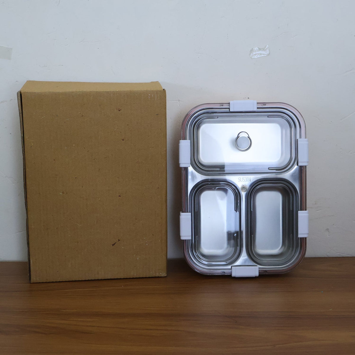 3-Compartment Lunch Box - (1 Pc)