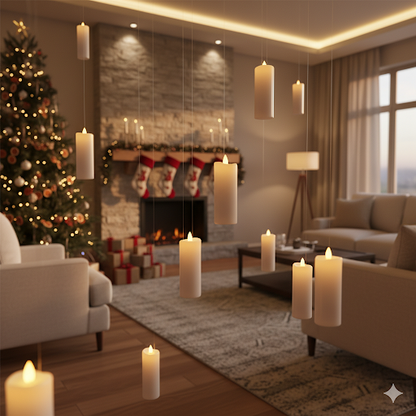 Movie inspired Floating Candles with Magic Wand