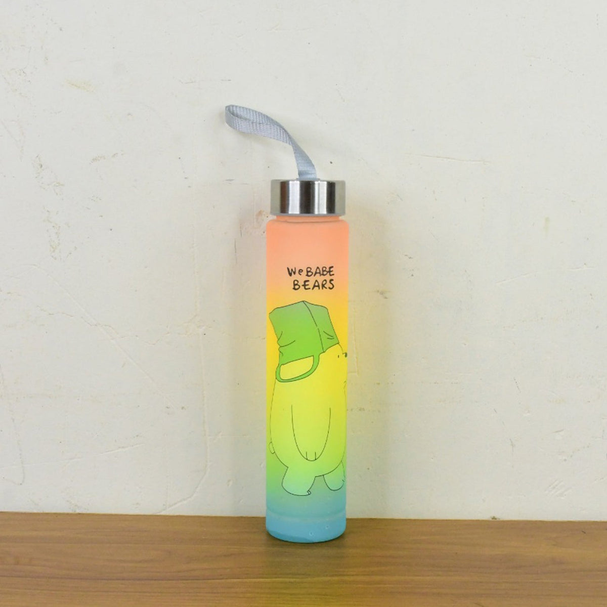 300 ML Cute Cartoon Printed Plastic Water Bottle